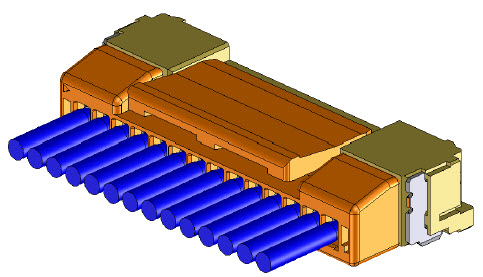 Two-Point Latch Design with Good Click Feeling and Locking Force